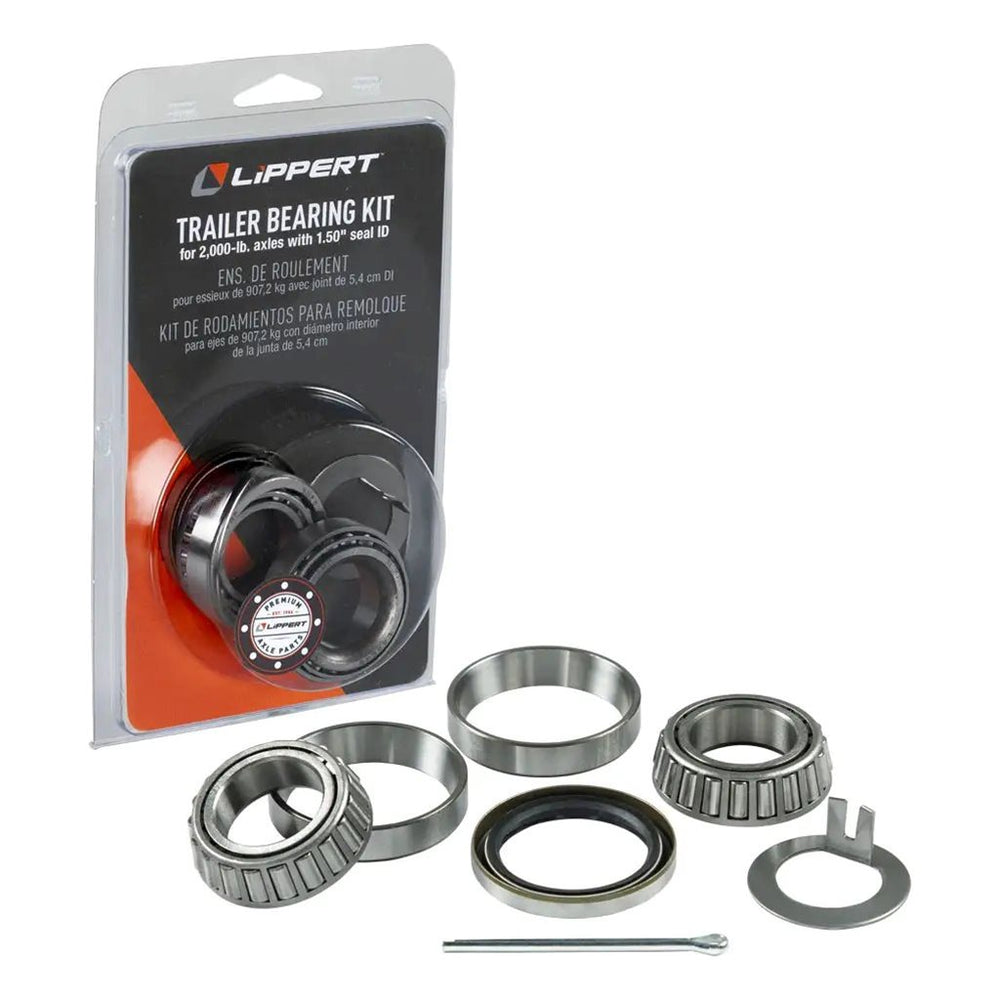 TRAILER BEARING REPLACEMENT KIT2000LB AXLE HUBS.5IN ID SEAL