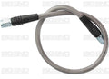 #3 BRAKE LINE 30IN DOT STAINLESS STEEL BRAID CLEAR COVER