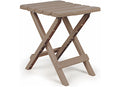 TABLE ADIRONDACK STYLE QUICK FOLDING PLASTICSM TAUPE