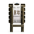 TABLE ADIRONDACK STYLE QUICK FOLDING PLASTICSM TAUPE