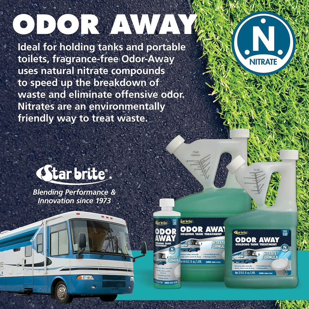 RV ODOR AWAY NATURAL HOLDING TANK TREATMENT 32OZ