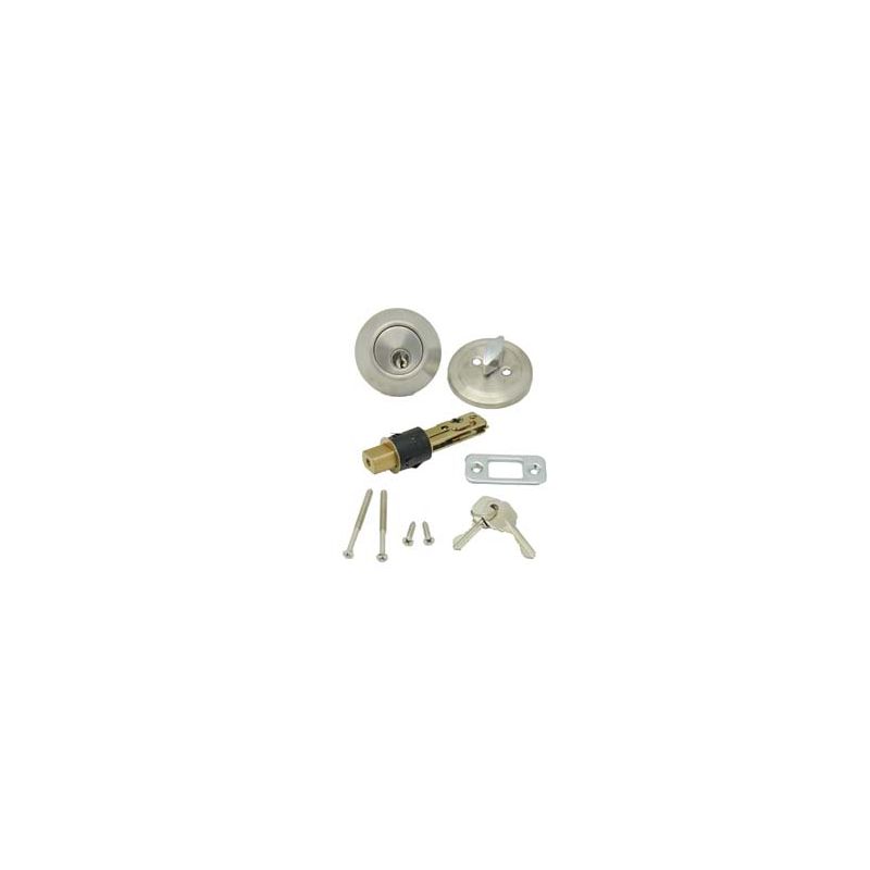 DEAD BOLT STAINLESS STEEL FINISH