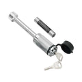 TRAILER HITCH LOCK 1/2IN & 5/8IN DOGBONE STYLE CHROME
