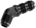 10 MALE AN/JIC BULKHEAD ADAPTERS 45 DEGREE BLACK