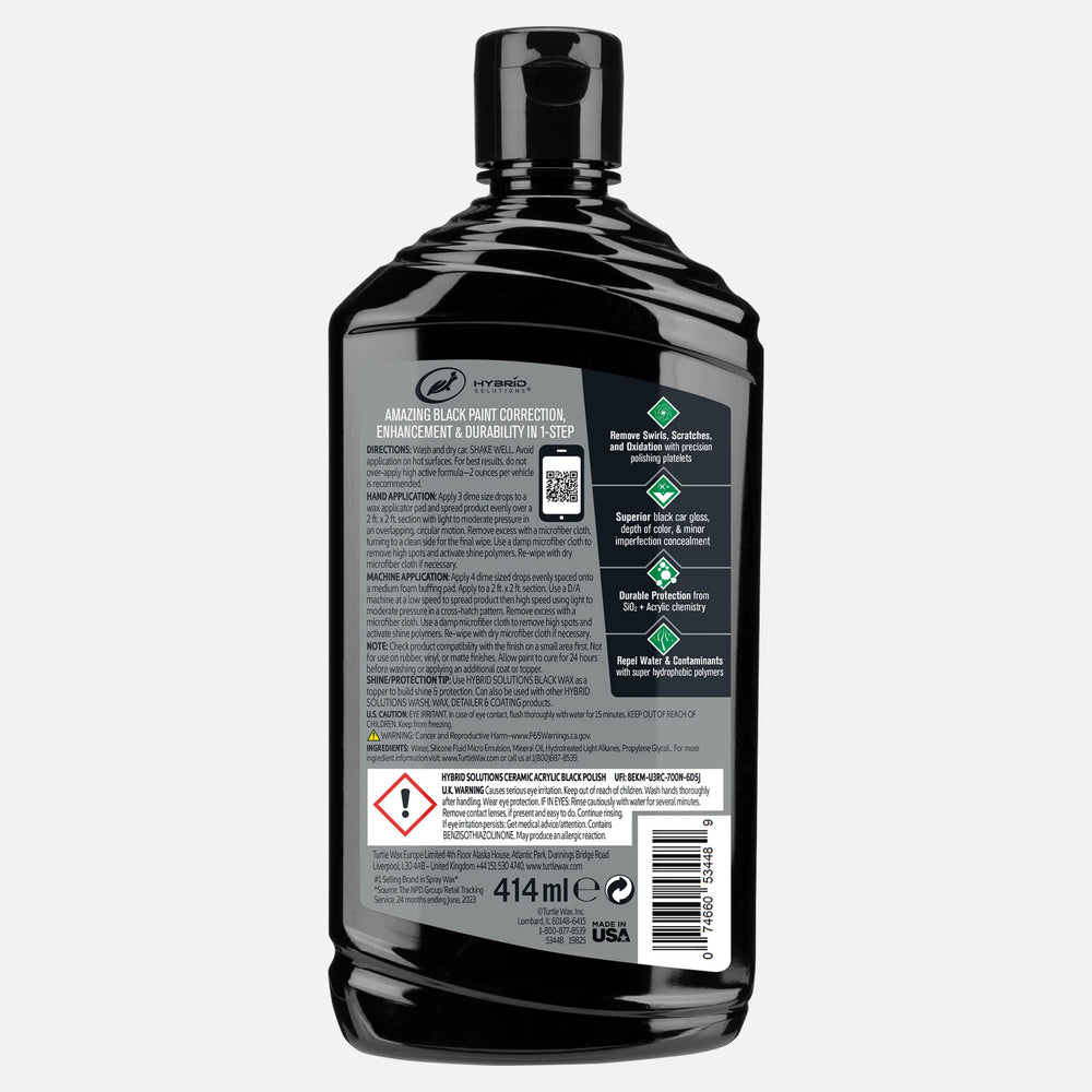 Turtle Wax, Inc black auto part
