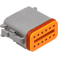 NAMZ Deutsch DT Series 12-Wire Plug & Wedgelock - Grey (Repl. HD 72139-94GY)