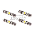 Diode Dynamics 28mm SMF1 LED Bulb - Cool - White Set of 4