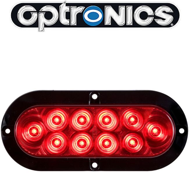 LED TAIL LIG OVAL;SURF/FLANG MT CLR
