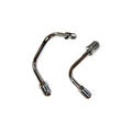 LEFT MOUNT BRAKE LINE SET ZINC 1/2'