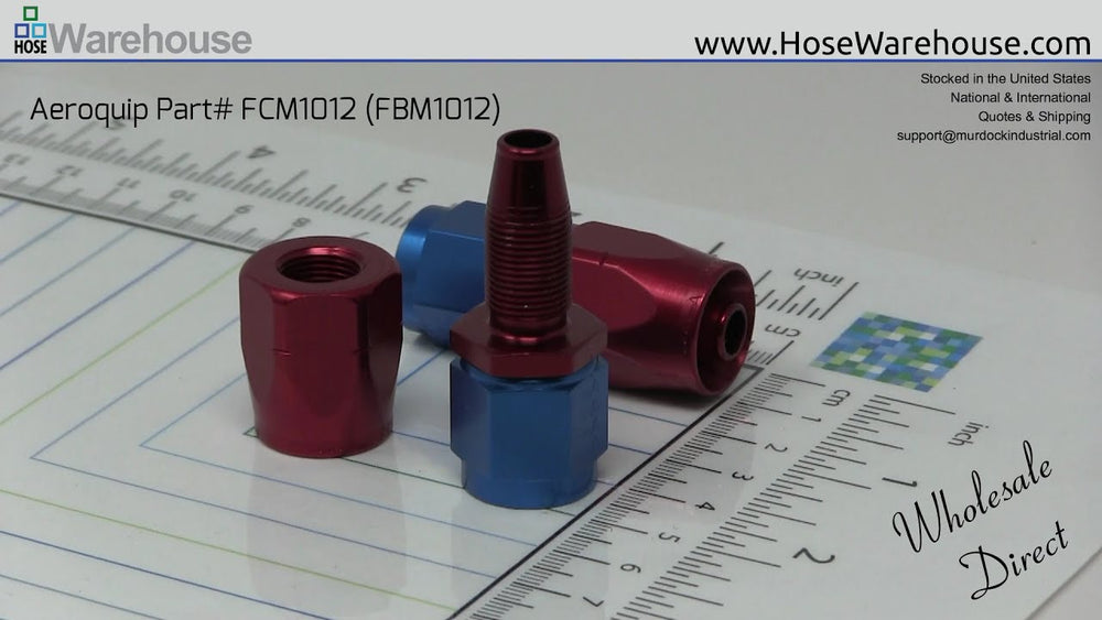 #6 Straight Hose End - Bulk