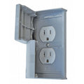 STANDARD COVER WITH RECEPTACLE GREY