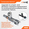 METAL HEATER HOSE CONNECTOR 3/4 X 3