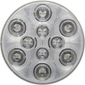 LED TAIL LIGHT 4IN;RED;CLEAR LENS;P