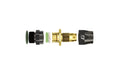 GReddy AN10 STRAIGHT ORB MALE BLACK/GOLD ANODIZED