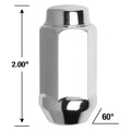 5/8IN DUPLEX ACORN HEAT TREATED LUG NUTS 4 BAGGED