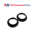 Energy Suspension Universal 3in ID 4 5/16in OD 1 1/8in H Black Coil Spring Isolators (2 per set)