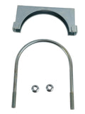 CLAMP EXTRA HEAVY DUTY 5IN 3/8IN UBOLT W/11 GA. SADDLE ZINC PLT.