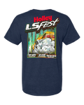 HOLLEY LS ALL BURNOUT 24 TEE - NAVY