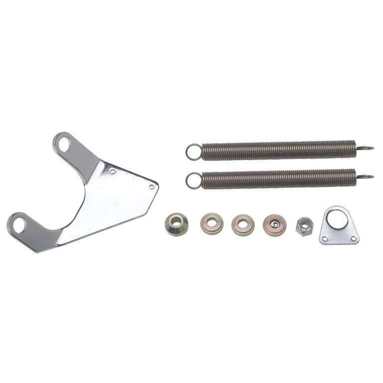 CARBURETOR THROTTLE RETURN SPRING KIT; BB CHEVYCHROME195964 PONTIAC ENGINES