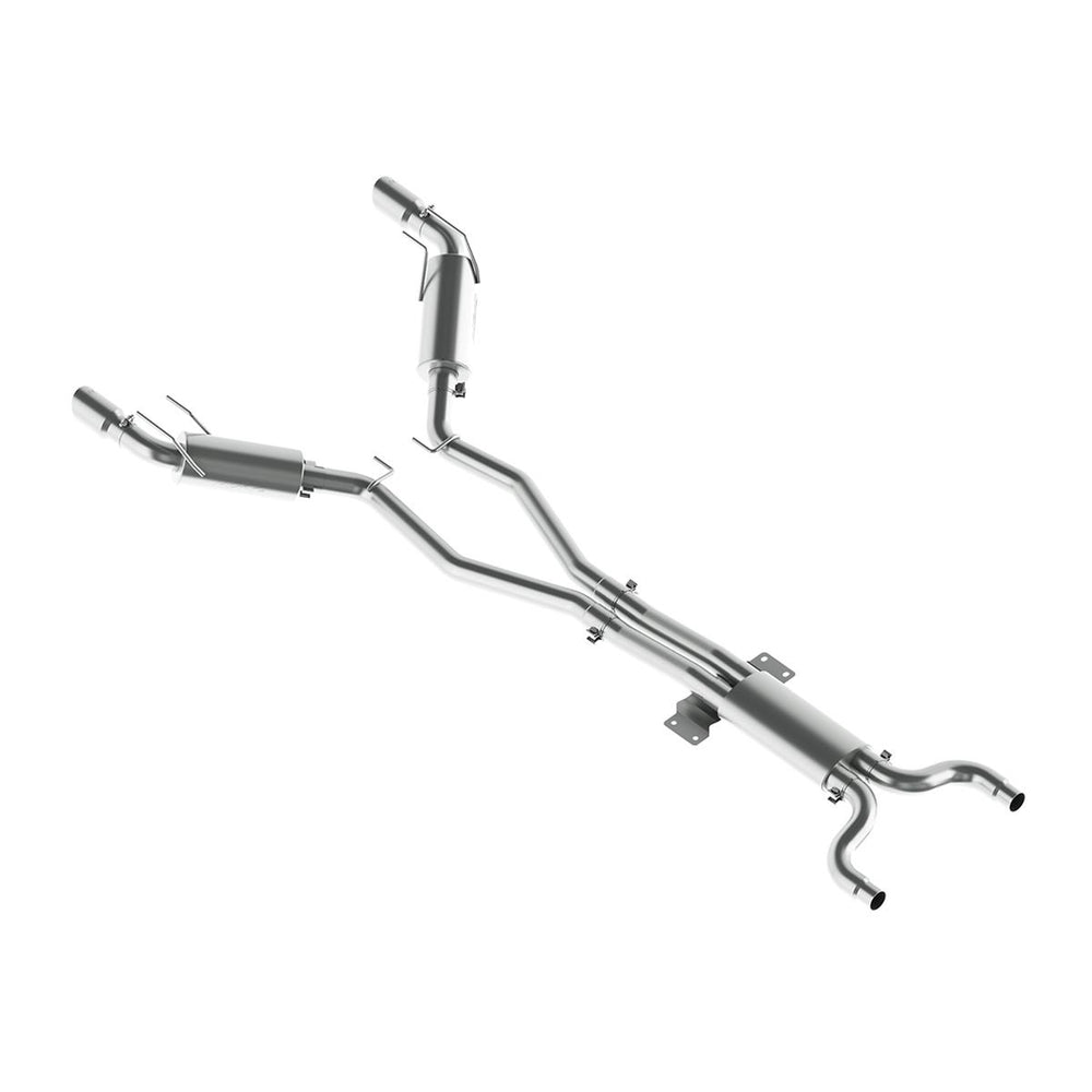 MBRP MBRP 3 Dual Cat Back Round Tips T304 S7024304 S7024304