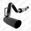 MBRP MBRP Black Coated 3.5 Cat Back Single S5228BLK S5228BLK
