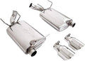 MBRP MBRP 2.5 Dual Muffler Axle Back Split Rear T304 S7242304 S7242304