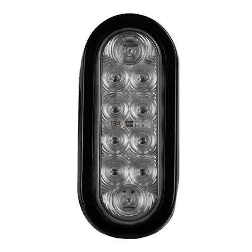 LED 6'OV CLR LEN TAIL/TURN RED 2PK