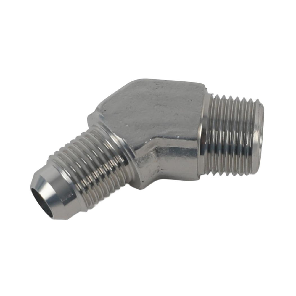 #6 X 3/8MPT 45 ADAPTER CLEAR