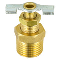 WATER HEATER DRAIN VALVE 1/2IN CARDED