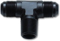 Vibrant Performance - 10463 - Male Flare to Pipe Tee Adapter Fitting; Size: -8AN x 3/8 in. NPT