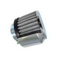 CHROME PLATED 1 3/8IN CLAMPON BREATHER W/SHEILD