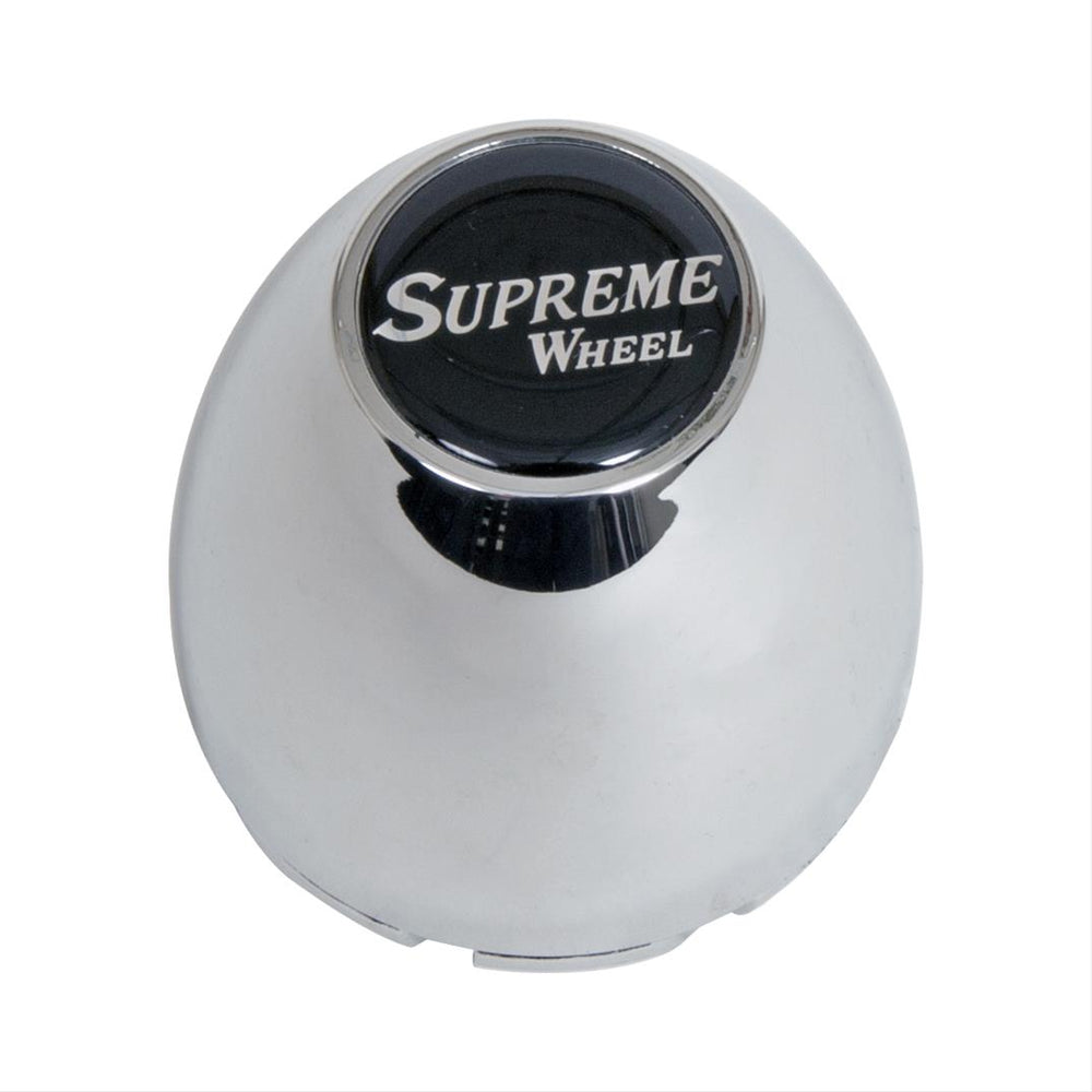 Cap Supreme Plastic Snap on FrontChrome One Size 4 x 3.25