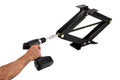 ULTRA TSLOT SCISSOR JACK DRILL ATTACHEMENTSILVER