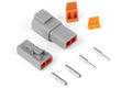 Haltech Matching Set of Deutsch DTP-2 Connectors (25 Amp) Plug & Pins