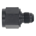 DeatschWerks 8AN Female Flare to 6AN Male Flare Reducer - Anodized DW Titanium