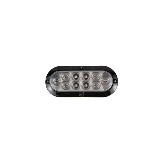 LED S/T/T;OVAL;SURF FLNG MT;CLRLNS;