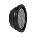 LED 4IN ROUND SIGNAL/PARK CLEAR LENS LAMP AMBER 10DIODES
