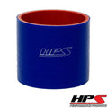 HPS Performance 1 ID 6 Long High Temp 4-ply Reinforced Silicone Straight Coupler Hose Blue (25mm ID 152mm Length)