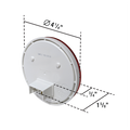LED 4IN ROUND STT LAMP RED 10DIODES