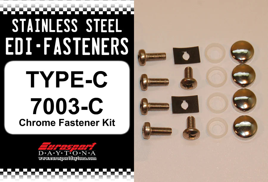 EDI FASTENERS KIT TYPE C CHROME