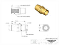 3/4-16 LH Tube End - 1-1/4in x .095in
