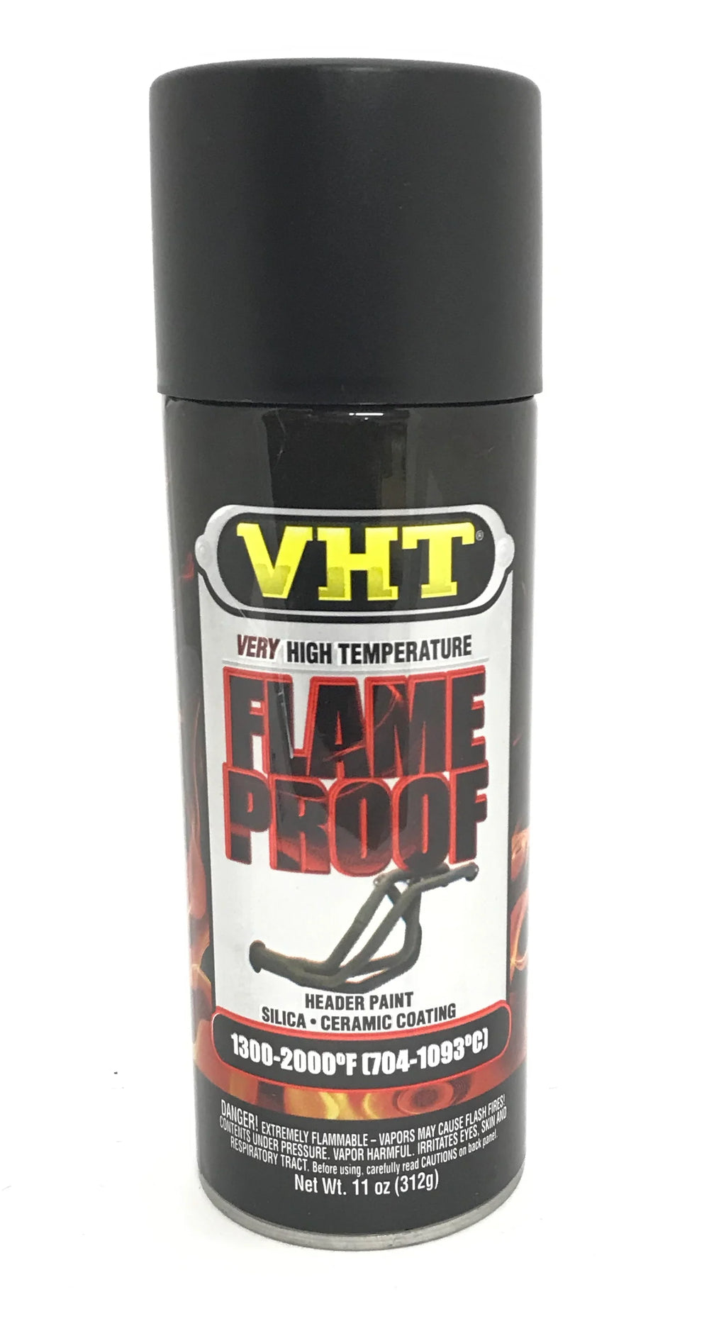 EXTREME HIGH TEMPERATURE COATING; FLAT BLACK; 11 OZ. AEROSOL