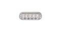 LED S/T/T;OVAL;12-24V;CLEAR LENS;RE
