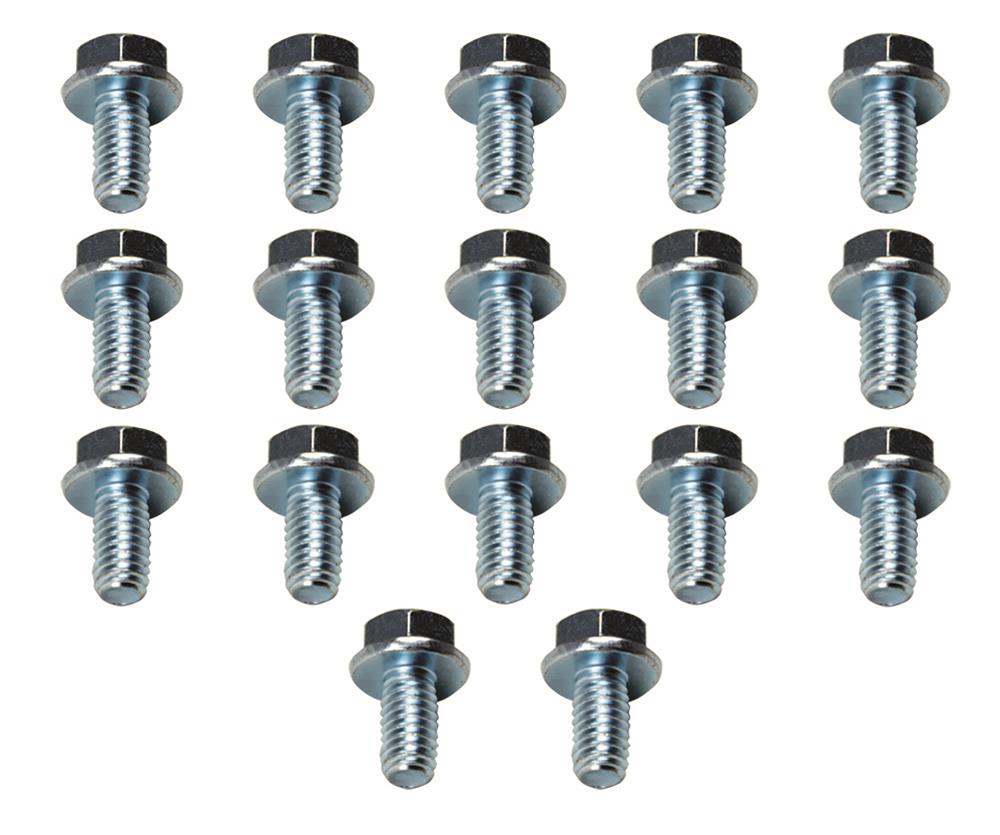 Moroso Ford C-6 Stamped Steel Transmission Pan Bolts - Set of 17