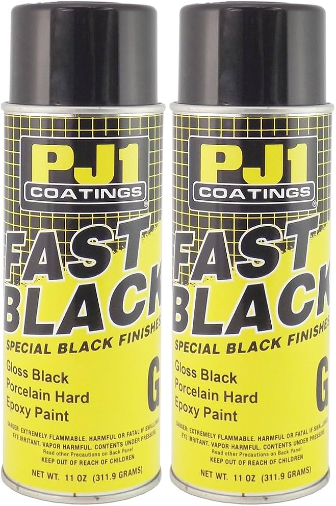 Gloss Black Epoxy Paint 250degF 11oz