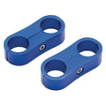 Russell Hose Separator For -10 Braided Hose Blue Anodize (2 Pack)