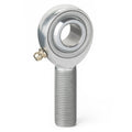 QA1 H Series 3-Pc Rod End - Male/Left Hand - .375in Bore x 3/8-24 - Alloy Steel