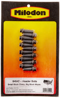 Header Bolt Kit - SBC 6pt. 3/8in x  1in