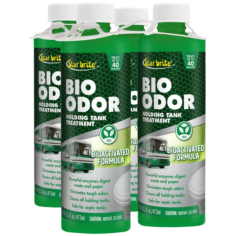 RV BIO ODOR ENZYME HOLDING TANK TREATMENT 8OZ 4/PK