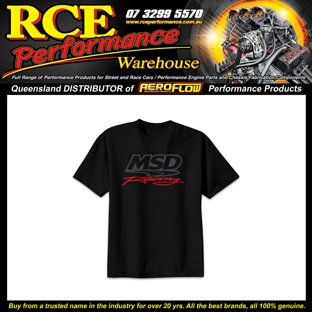 T-Shirt, MSD Racing, Black, Large